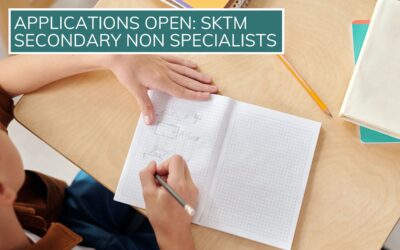 Applications are now open: SKTM secondary non-specialist teachers